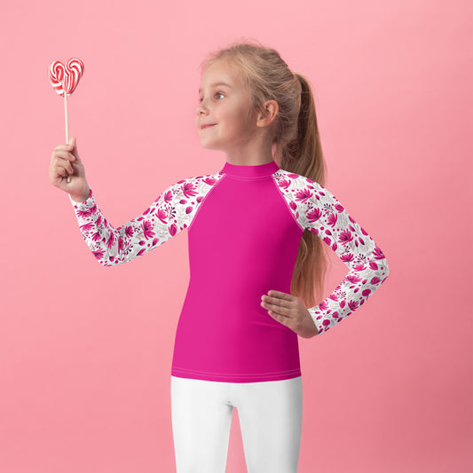 Floral Flare – Rashguard für Kinder