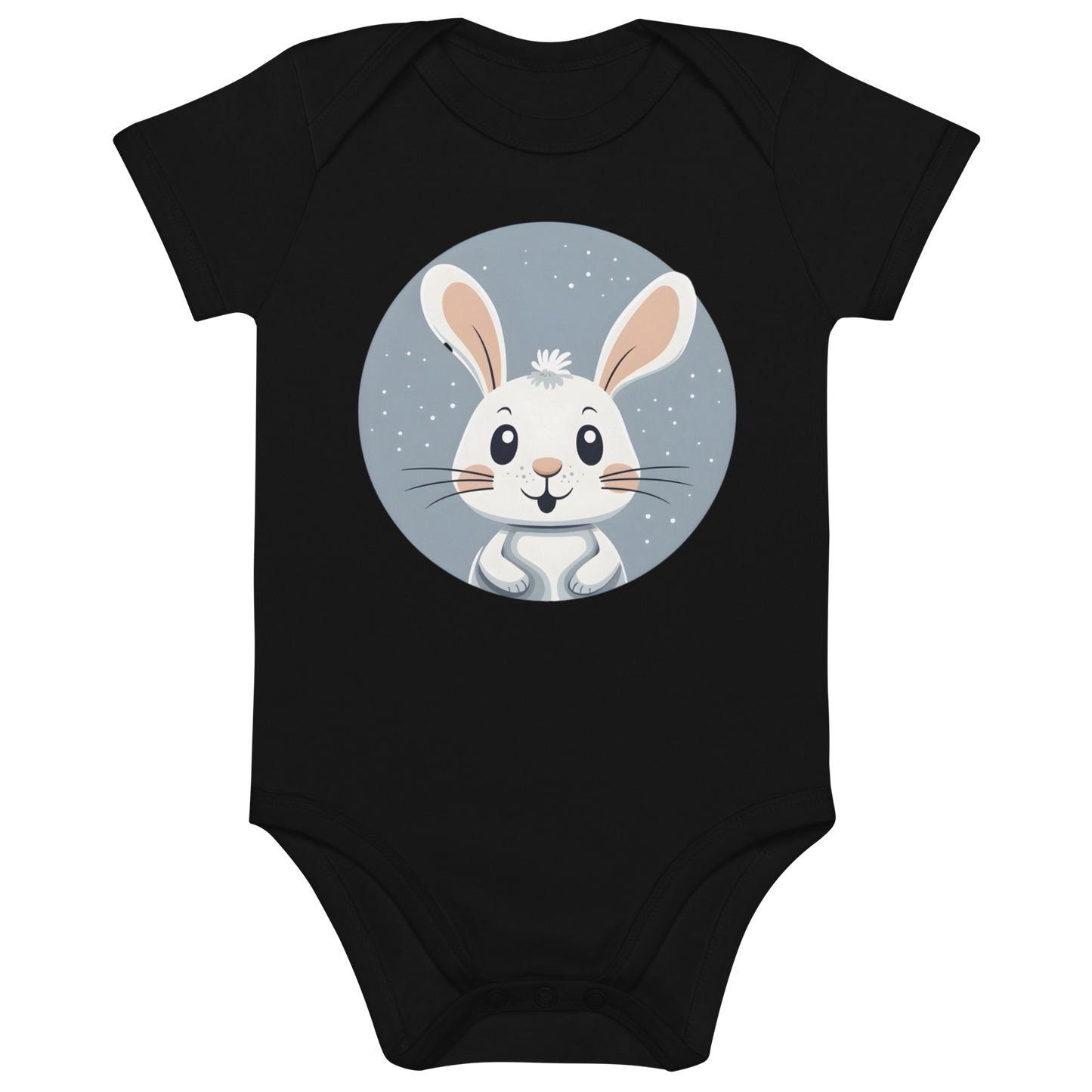 Bunny Bliss - Organic cotton baby bodysuit