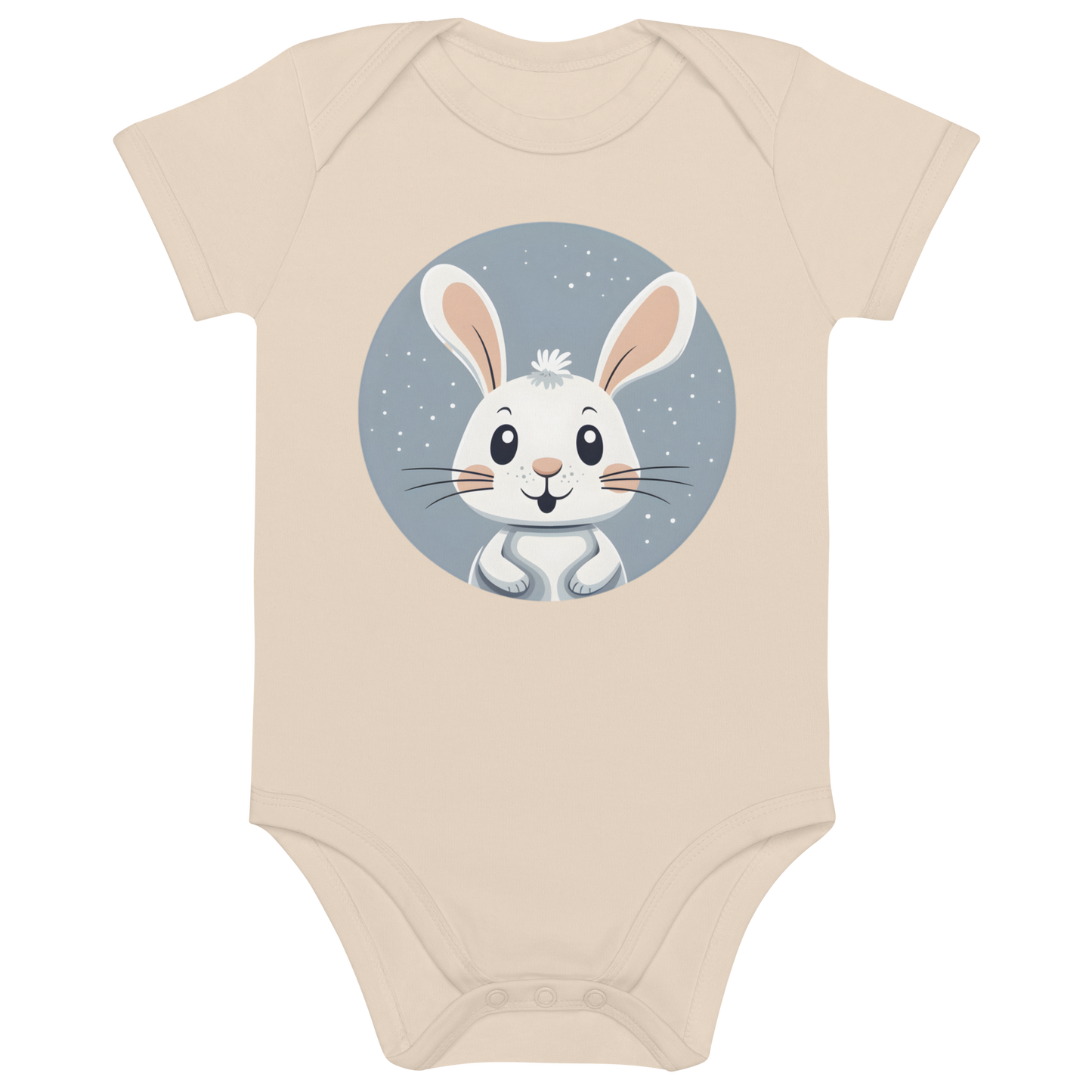 Bunny Bliss – Baby-Body aus Bio-Baumwolle