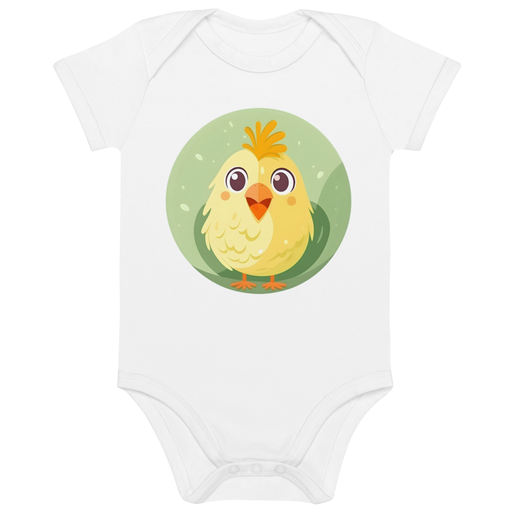 Chicken Chic – Baby-Body aus Bio-Baumwolle