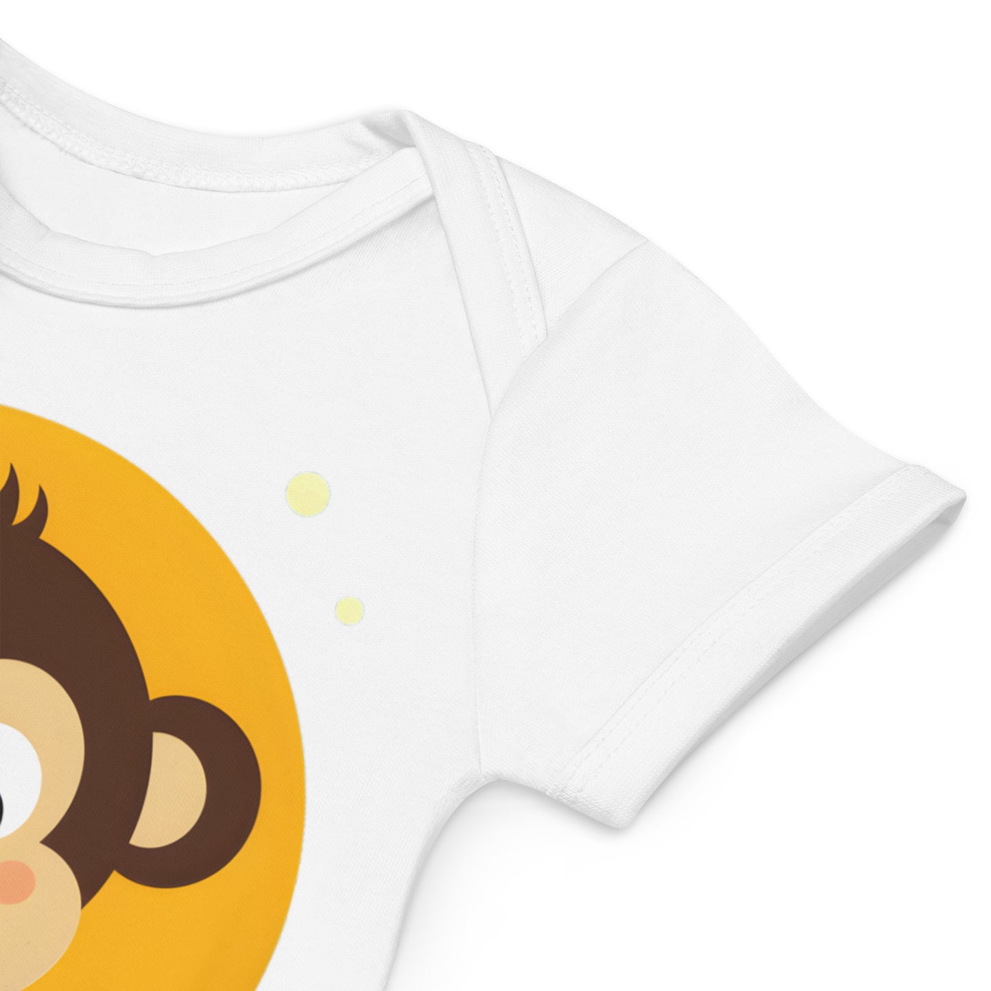 Merry Monkey - Organic cotton baby bodysuit