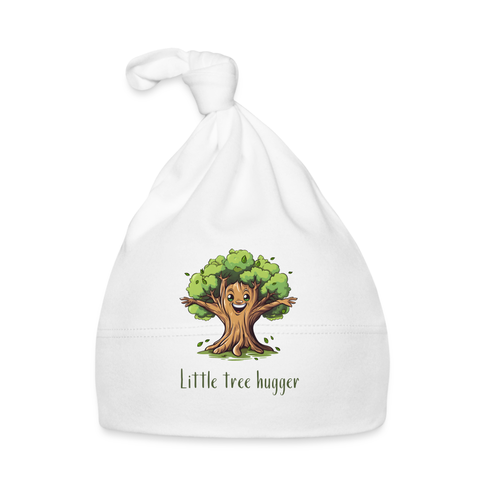 Tree Hugger - Newborn Cap - white