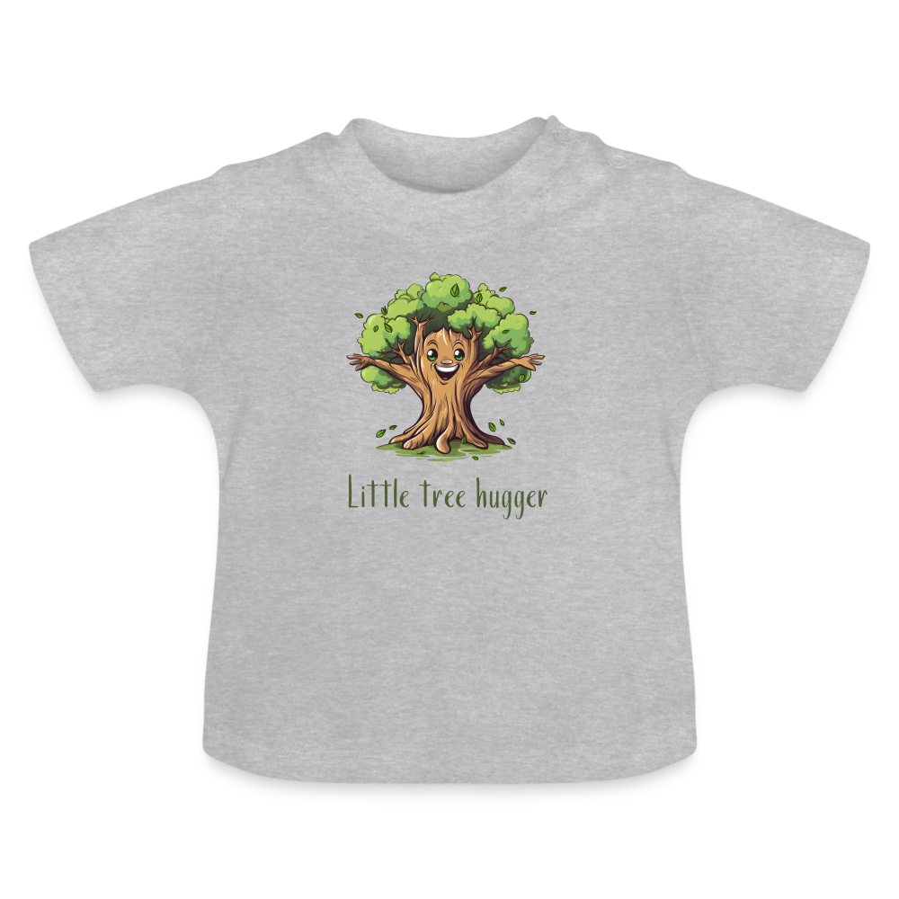 Tree Hugger - Baby T-Shirt - heather grey