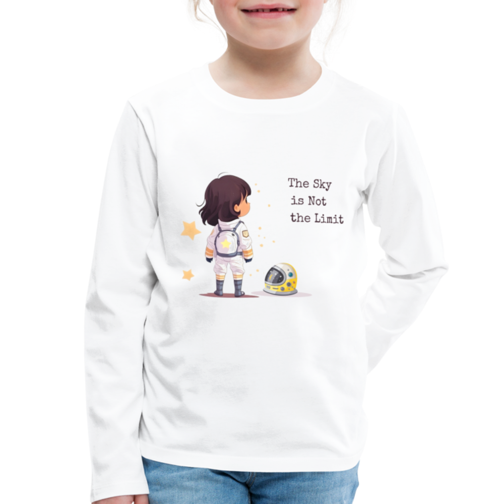 Kids' Premium Longsleeve Shirt - white