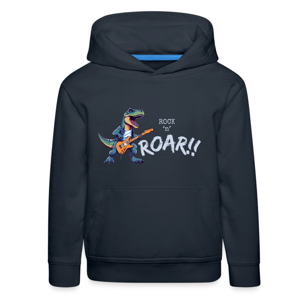 Rock n Roar! - Kids' Premium Hoodie - navy